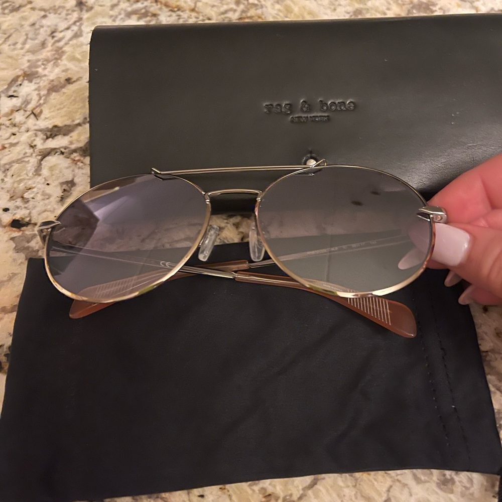 Rag & Bone Aviator Sunglasses